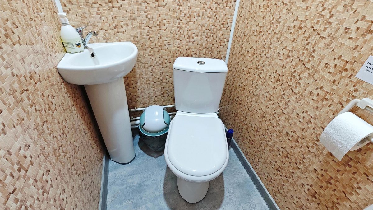 Золотые апартаменты. Раздельный санузел