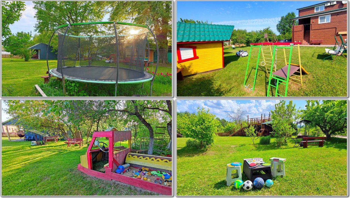 Дети на территории не заскучают